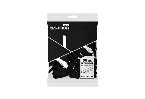 Клинья для плитки TLS-Profi 8,5x7x31 мм 50 шт. (TLSZAK312025) — изображение 6